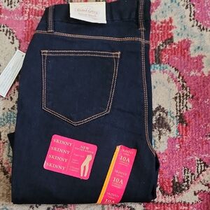 Faded Glory Dark Blue Skinny Jeans
